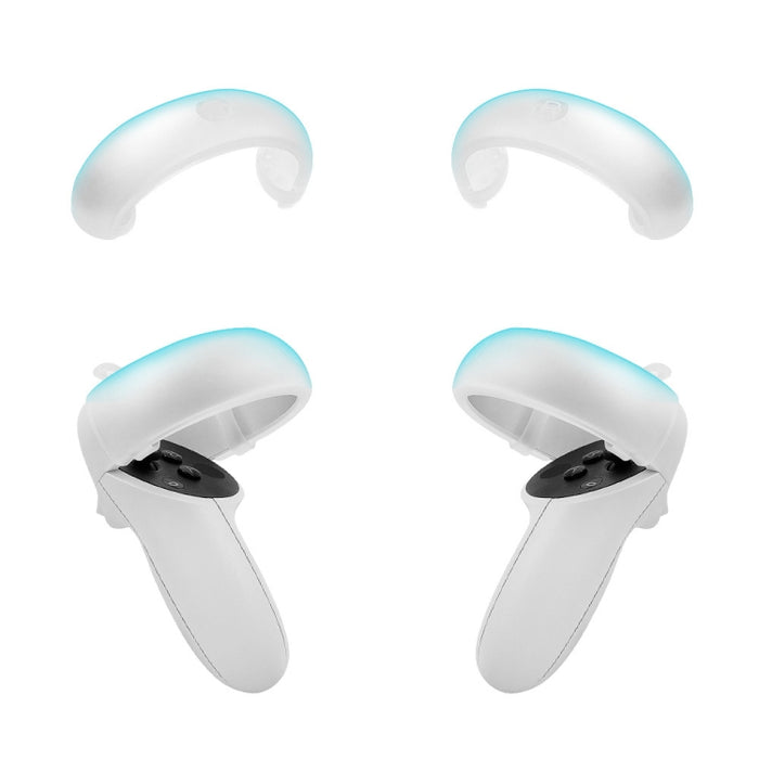 Anello in silicone anticollisione con impugnatura del controller da 1 paio per Oculus Quest2