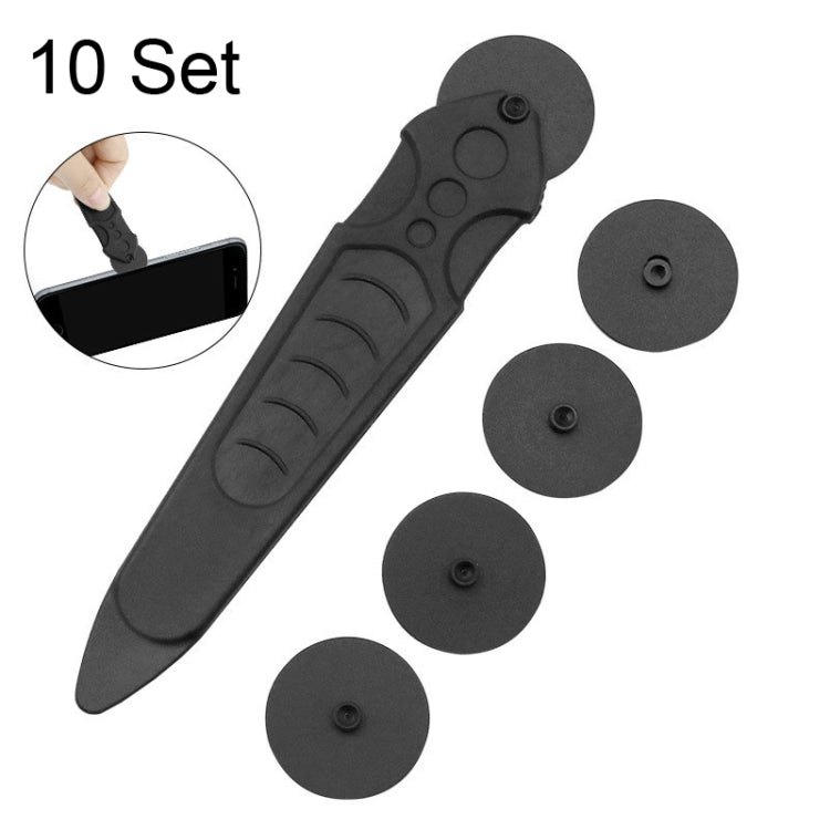 10 Sets Carbon Fiber Roller Lever Crowbar Phone Split Frame Maker, 10 Sets Removal Tool