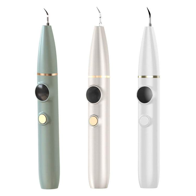 Rimozione del tartaro e del calcolo Pulizia orale Scaler ultrasonico Electric Visual Scaler, White, Green, Champagne