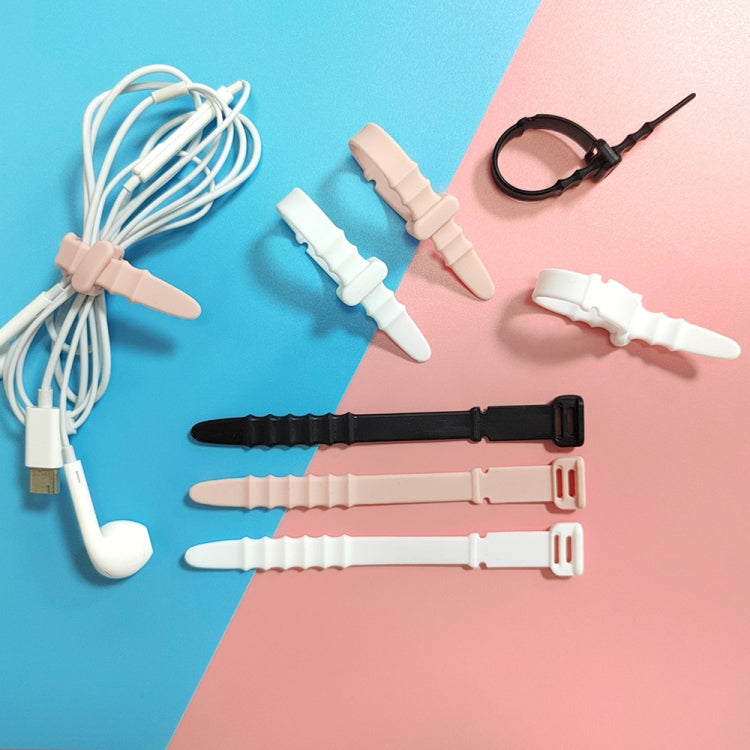 Set 20 avvolgitori cavi in silicone colorati