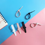 Set 20 avvolgitori cavi in silicone colorati