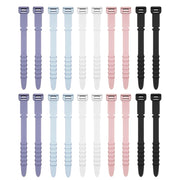 Set di 20 avvolgitori cavi in silicone