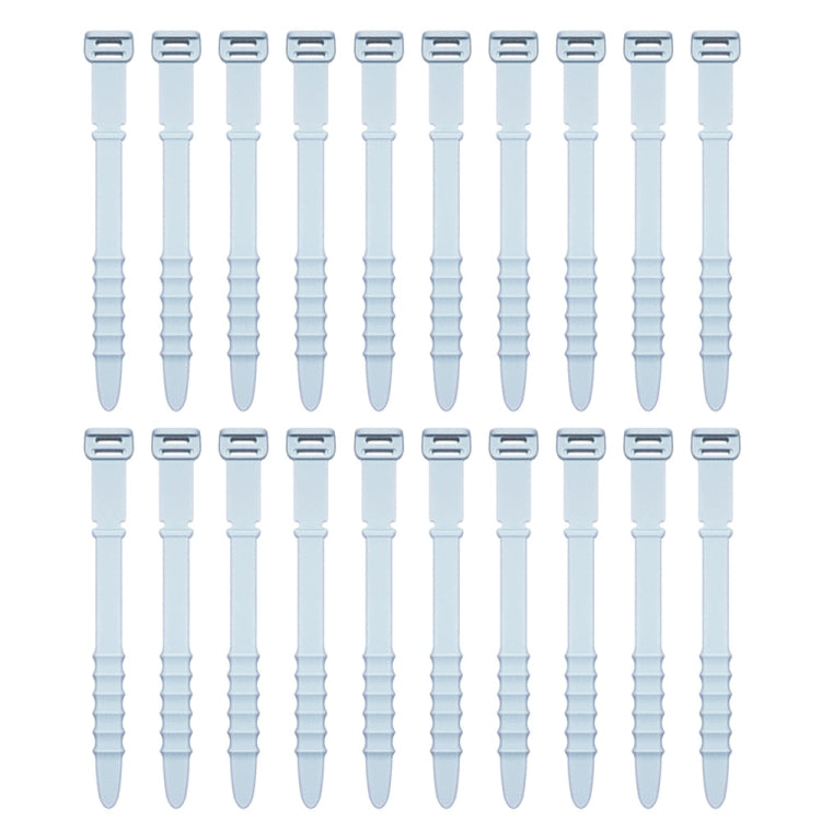 Set 20 avvolgitori cavi in silicone colorati