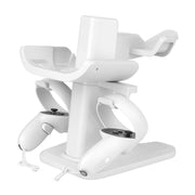 VR Stand Display per cuffie e supporto per controller per Oculus Quest 2, For Oculus Quest 2 White, For Oculus Quest 2 Black