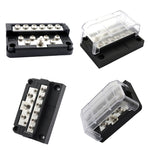 RV Bus Bar 12PIN 100A 32V Barra di cablaggio in rame ad alta corrente, AOA1903