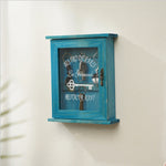 Scatola porta chiavi da appendere alla parete in legno, specifiche:, Old Colors, Blue, Old with 3 Seamless Nails, Blue with 3 Seamless Nails