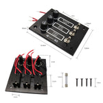 AOS3045 Pannello interruttori Retrofit marino Ciascuno con protezione fusibile indipendente, 3 Groups Shake Switch, 6 Groups Shake Switch