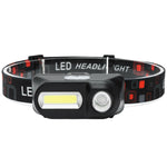 E-SMERTER Lampada frontale di emergenza per esterni con faro di ricarica USB, stile:, Without Battery, Without Battery Indication Version