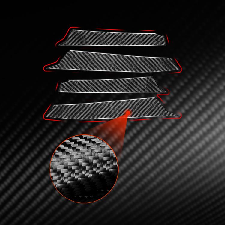 Striscia decorativa per fanali posteriori per Chevrolet Corvette C8, 4 pezzi/set