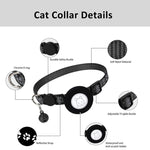 Collare riflettente per gatti compatibile con Airtag