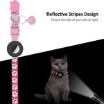 Collare riflettente per gatti compatibile con Airtag