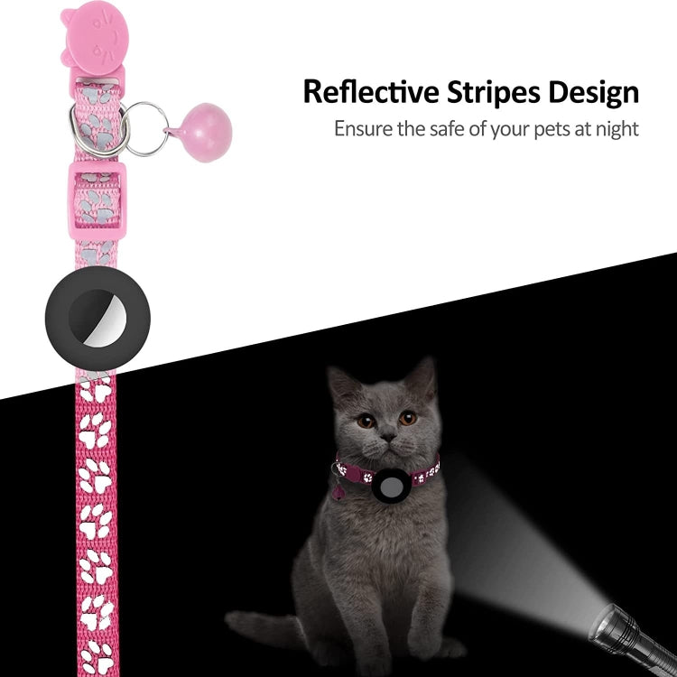 Collare riflettente per gatti compatibile con Airtag
