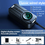 Gonfiatore ad alta potenza per pneumatici per veicoli elettrici con pompa ad aria portatile cablata per auto YX1819, YX1819 Wired