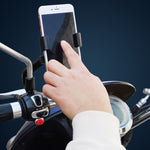 YY02 Supporto per telefono cellulare universale per veicoli elettrici per moto da bicicletta, stile:, Car Handle Model, Rearview Mirror Model, Rearview Mirror + Wrench + Screw