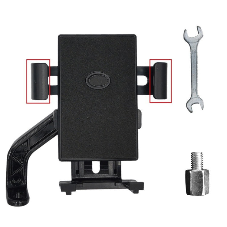 YY02 Supporto per telefono cellulare universale per veicoli elettrici per moto da bicicletta, stile:, Car Handle Model, Rearview Mirror Model, Rearview Mirror + Wrench + Screw