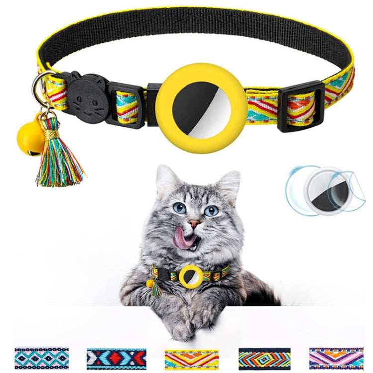 Collare riflettente per animali con supporto Airtag