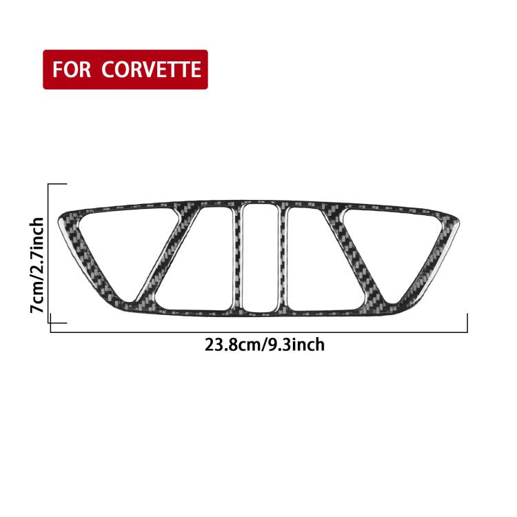 Adesivo decorativo per fibbia del bagagliaio della Chevrolet Corvette C8