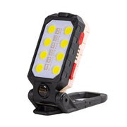 Luce da lavoro COB ricaricabile USB con gancio e magnete