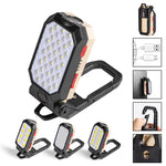 Luce da lavoro COB ricaricabile USB con gancio e magnete
