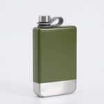Flacone portatile in acciaio inossidabile 304 da 9 once, Matte Black, Military Green, Blue, Red