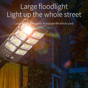 Luce LED solare a doppia fila con sensore e telecomando