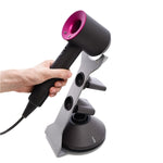 Supporto per asciugacapelli da terra Punch per Dyson, 002 Silver, 002 Black, 003 Black, 003 Silver, 004 Black
