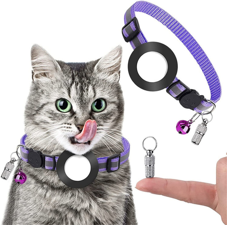 Collare con indirizzo per animali compatibile Airtag