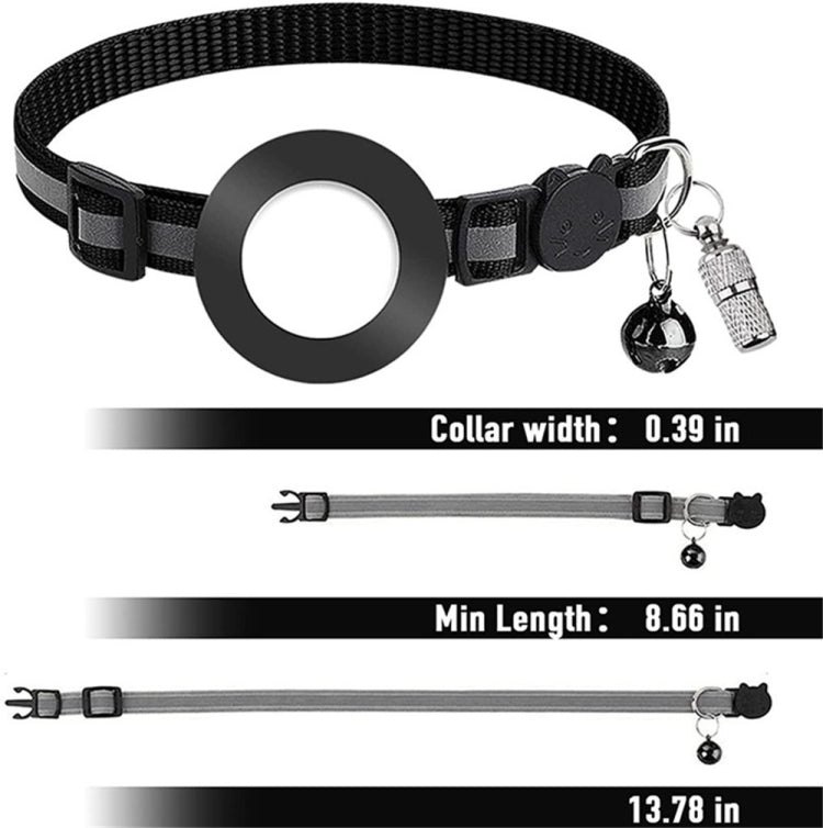 Collare con indirizzo per animali compatibile Airtag