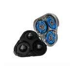 Testina di ricambio per rasoio per Philips Series 5000 S5078 S5079, Shaver Head Silver+Black, Shaver Head Black