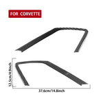 Adesivo per cornice altoparlante portiera auto per Chevrolet Corvette C8, 2 pezzi/set