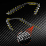 Adesivo per cornice altoparlante portiera auto per Chevrolet Corvette C8, 2 pezzi/set