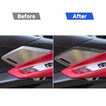 Adesivo per cornice altoparlante portiera auto per Chevrolet Corvette C8, 2 pezzi/set