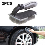 3 spazzole per tappetini per tappetini per auto, stile:, DM-08 Pointed Brush, DM-093 Large U-shaped Brush, DM-118 Double Twisted Wire Brush