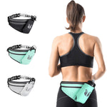 PUÒ FLY YIPINU Marsupio portaoggetti per cellulare con bottiglia d'acqua per fitness all'aperto, Black, Green, Silver