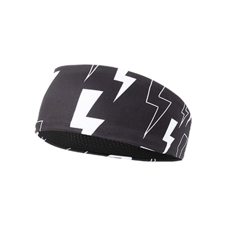 Fascia per il sudore sportiva Fascia antitraspirante per il fitness, Lightning Black, Classic Black, Temperament Gray, Dark Gray, Striped Gray