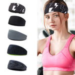 Fascia per il sudore sportiva Fascia antitraspirante per il fitness, Lightning Black, Classic Black, Temperament Gray, Dark Gray, Striped Gray