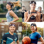 Fascia per il sudore sportiva Fascia antitraspirante per il fitness, Lightning Black, Classic Black, Temperament Gray, Dark Gray, Striped Gray