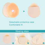 Seno finto in silicone a forma di goccia per riabilitazione