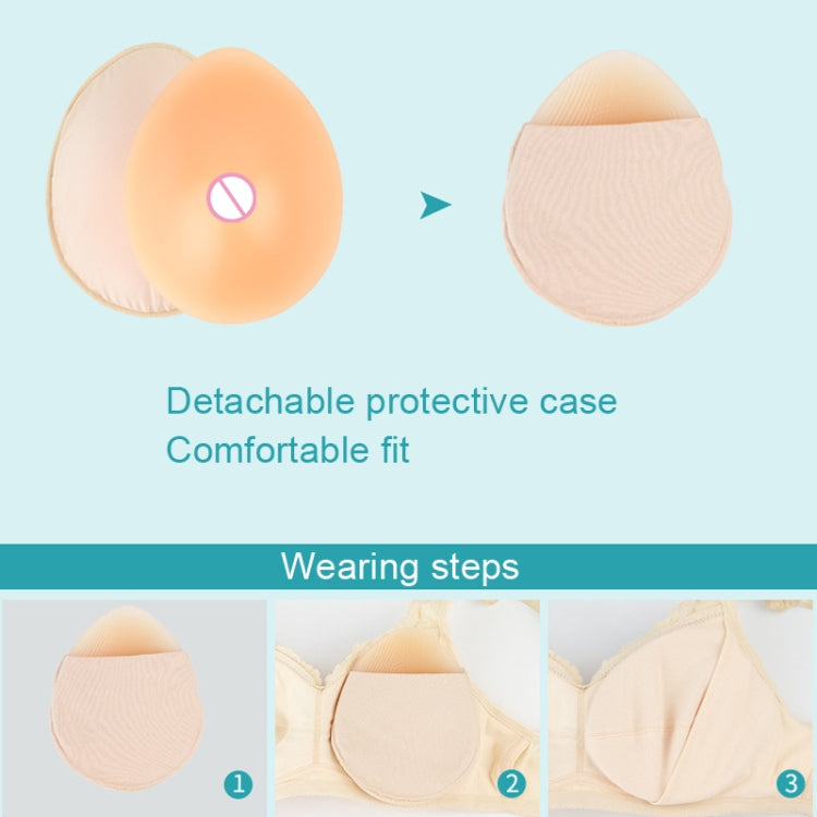 Seno finto in silicone a forma di goccia per riabilitazione