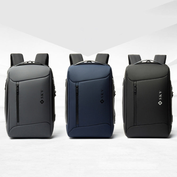 SKV B20430 Zaino casual da lavoro per computer da uomo di grande capacità, SKV B20430 Blue, SKV B20430 Black, SKV B20430 Grey