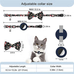 Collare per animali con fiocco e campana compatibile AirTag