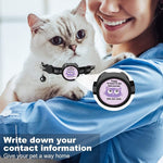 Collare riflettente con campana per AirTag animali