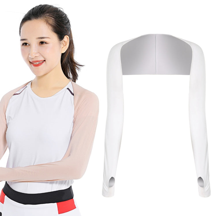 Maniche a scialle per protezione solare da golf Sport all'aria aperta Ciclismo Maniche raglan in seta di ghiaccio, Purple, Black, White, Grey, Pink, Sky Blue, Sapphire, Light Purple, Skin Color, Beige, Green, Mint Green, Deep Gray, Deep Purple