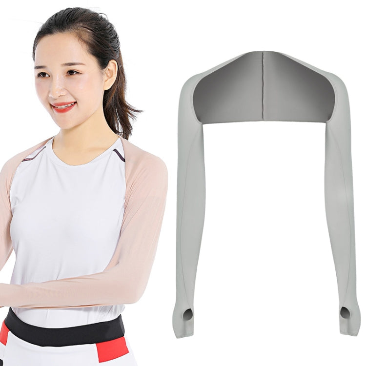 Maniche a scialle per protezione solare da golf Sport all'aria aperta Ciclismo Maniche raglan in seta di ghiaccio, Purple, Black, White, Grey, Pink, Sky Blue, Sapphire, Light Purple, Skin Color, Beige, Green, Mint Green, Deep Gray, Deep Purple
