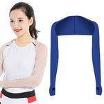 Maniche a scialle per protezione solare da golf Sport all'aria aperta Ciclismo Maniche raglan in seta di ghiaccio, Purple, Black, White, Grey, Pink, Sky Blue, Sapphire, Light Purple, Skin Color, Beige, Green, Mint Green, Deep Gray, Deep Purple