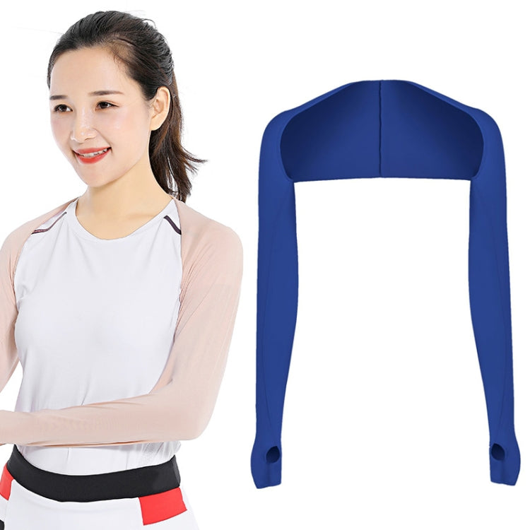 Maniche a scialle per protezione solare da golf Sport all'aria aperta Ciclismo Maniche raglan in seta di ghiaccio, Purple, Black, White, Grey, Pink, Sky Blue, Sapphire, Light Purple, Skin Color, Beige, Green, Mint Green, Deep Gray, Deep Purple