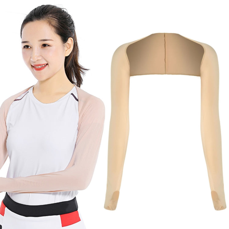 Maniche a scialle per protezione solare da golf Sport all'aria aperta Ciclismo Maniche raglan in seta di ghiaccio, Purple, Black, White, Grey, Pink, Sky Blue, Sapphire, Light Purple, Skin Color, Beige, Green, Mint Green, Deep Gray, Deep Purple
