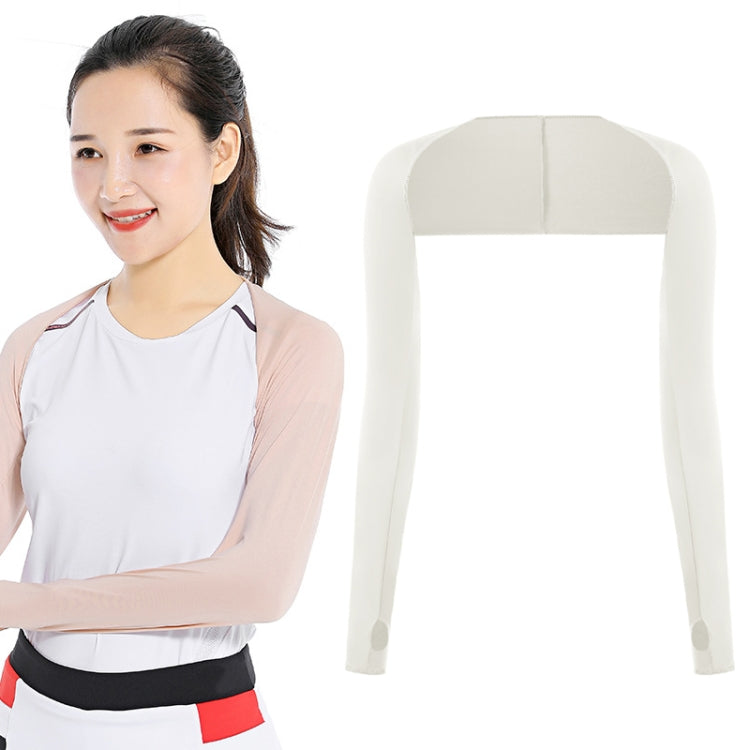 Maniche a scialle per protezione solare da golf Sport all'aria aperta Ciclismo Maniche raglan in seta di ghiaccio, Purple, Black, White, Grey, Pink, Sky Blue, Sapphire, Light Purple, Skin Color, Beige, Green, Mint Green, Deep Gray, Deep Purple