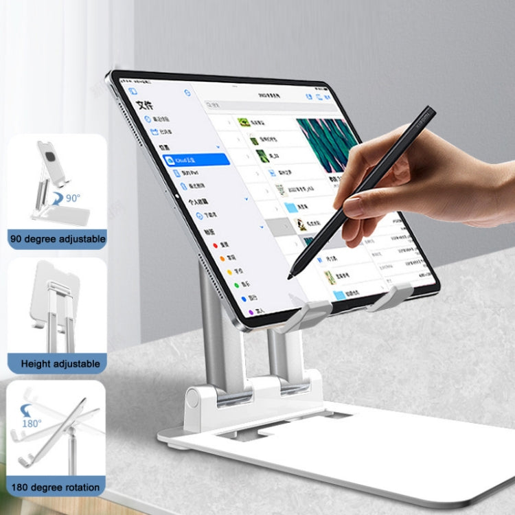 Staffa pieghevole regolabile per tablet 4,7-13 pollici