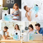 Raffreddatore portatile da tavolo con umidificatore spray 1100 ml